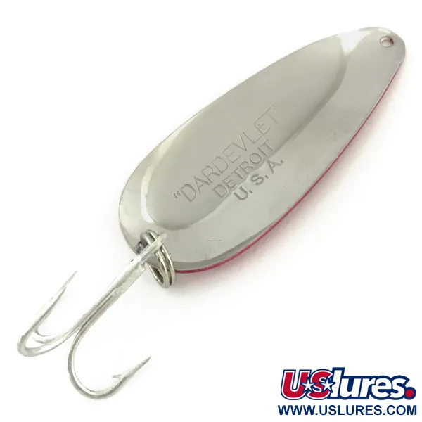 Dardevle Dardevlet Blinker, Rot / Weiß / Nickel, 21g, Detroit, #9356