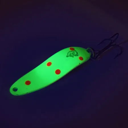 Eppinger Dardevle Cop-E-Cat 7300 UV Blinker, Chartreuse/Rot, 10g, #9386