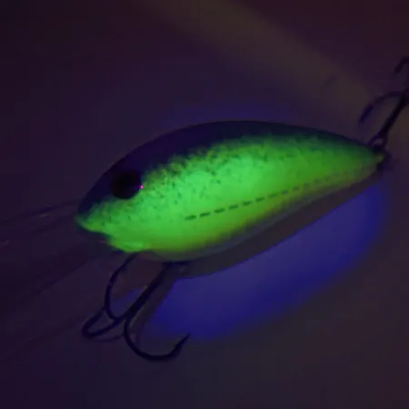 Norman DD22 HD (Heavy Diver) Crankbait, Chart / Blue, 28g, UV, #9393