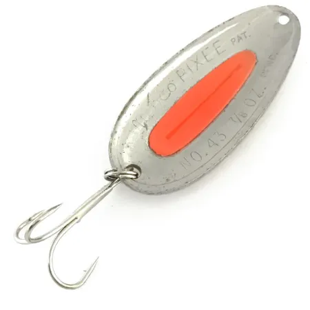 Nebco Pixee UV Blinker, Hammerschlag-Nickel/Pink, 24g, UV-Ei, #9460