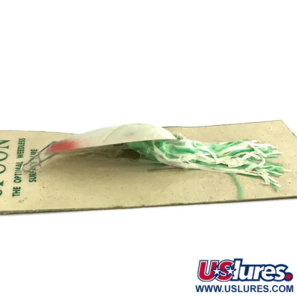 Hydro Lures Weedless Hydro Spoon, Weiß/Rot/Grün, 14g, Krautschutz, #9467