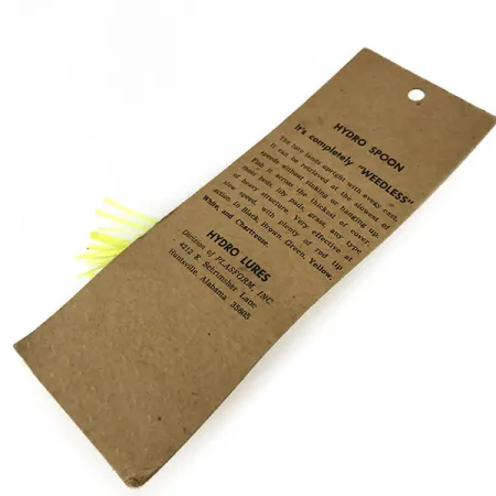 Hydro Lures Weedless Hydro Spoon Krautlöffel, Gelb/Schwarz, 14g, #9469