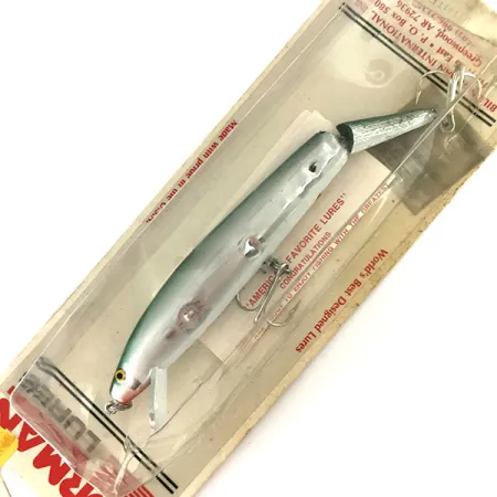 Bill Norman Jointed Wobbler, Mirror Silver / Grün, 21g, #9471