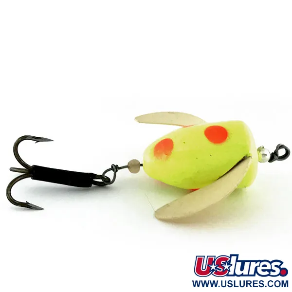 Shur Strike Spin-n-Glo UV Köder, Gelb / Rot, 8g, UV-aktiv, #9477