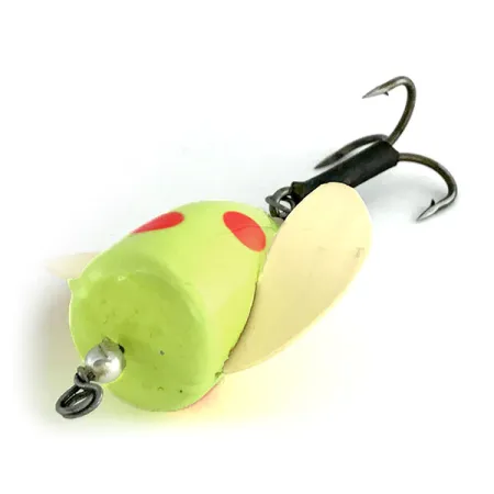 Shur Strike Spin-n-Glo UV Köder, Gelb / Rot, 8g, UV-aktiv, #9477