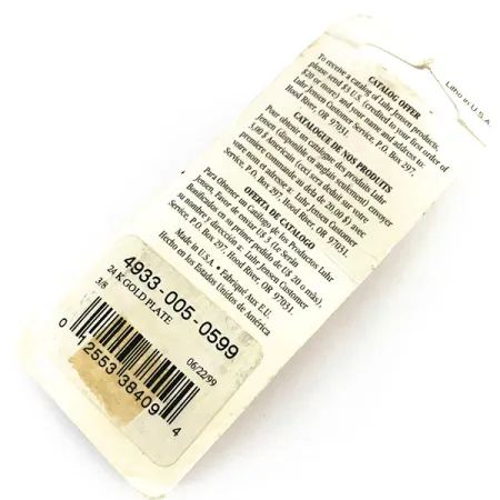 Tony Accetta Tony's Spoon Blinker, Gold, 11g, 24K Gold, #9488