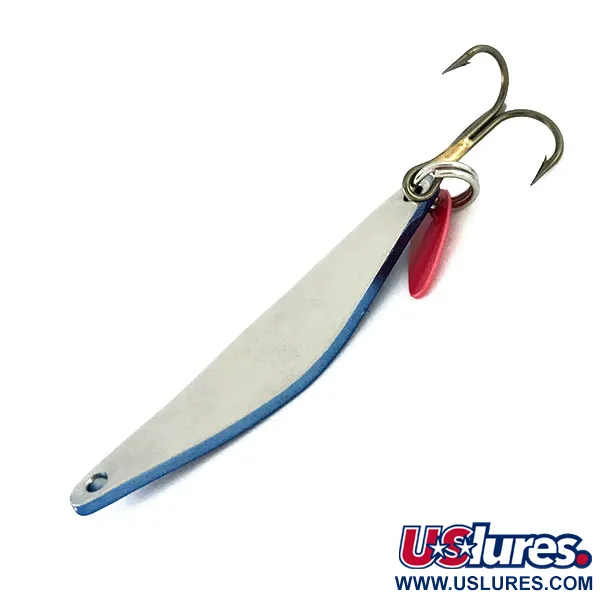 Bay de Noc Do-Jigger Blinker, Nickel / Blau, 5g, Lockflosse, #9491