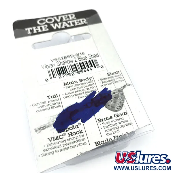 Blue Fox Vibrax Shallow Spinner, Rainbow Blue, 8g, Flachläufer, #9497