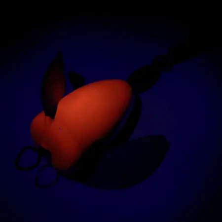 Shur Strike Spin-n-Glo Spinnköder, Pink, 7g, UV-aktiv, #9523