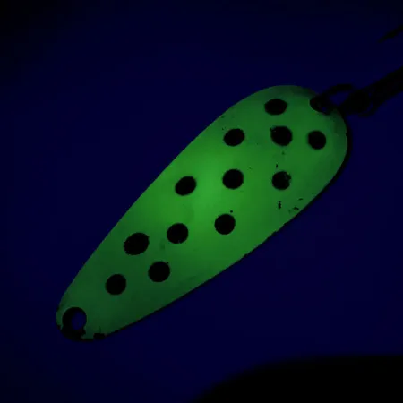 Blue Fox Aqua Spoon Blinker, Chartreuse/Schwarz/Bronze, 9g, USA, #9525