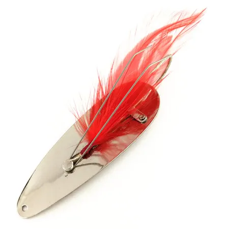 Eppinger Weedless Dardevle Blinker, Silber gehämmert, 28g, #9543