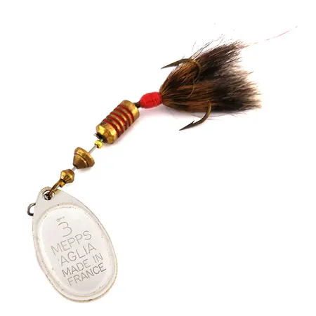 Mepps Aglia 3 dressed Spinner, Forelle, 7.3g, Eichhörnchenhaar, #9553