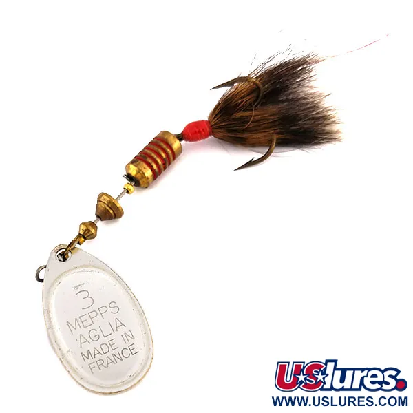 Mepps Aglia 3 dressed Spinner, Forelle, 7.3g, Eichhörnchenhaar, #9553