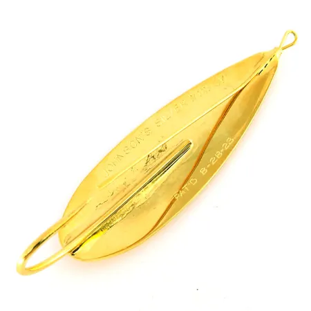 Weedless Johnson Silver Minnow Blinker, Gold, 31g, Krautschutz, #9554