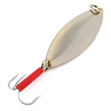 Mepps Spoon 3 Schlepplöffel, Nickel, 13g, Roter Schlauch, #9556