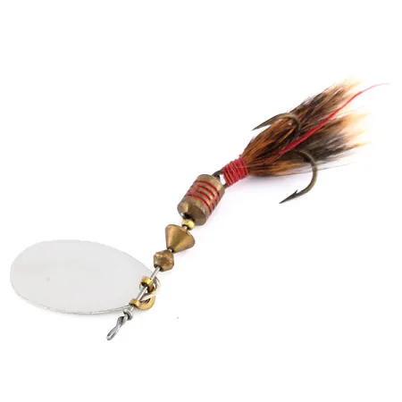 Mepps Aglia 2 dressed (squirrel tail) Spinner, Silber, 4,7g, #9563