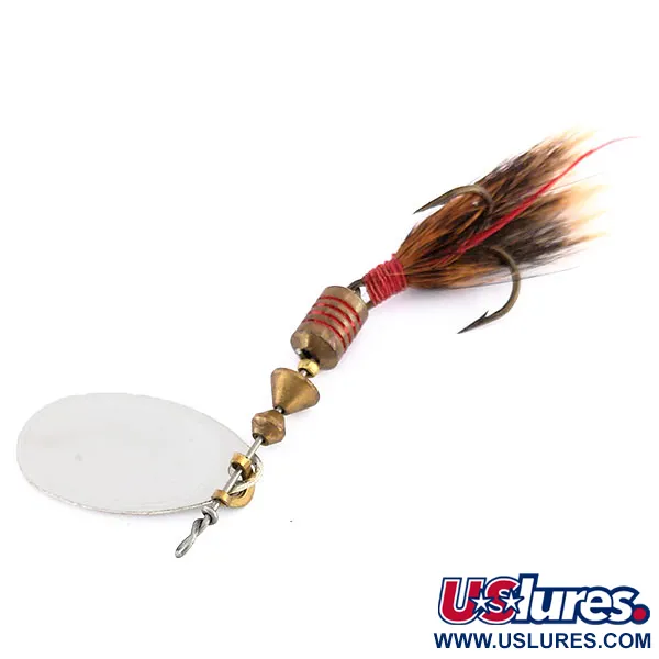 Mepps Aglia 2 dressed (squirrel tail) Spinner, Silber, 4,7g, #9563