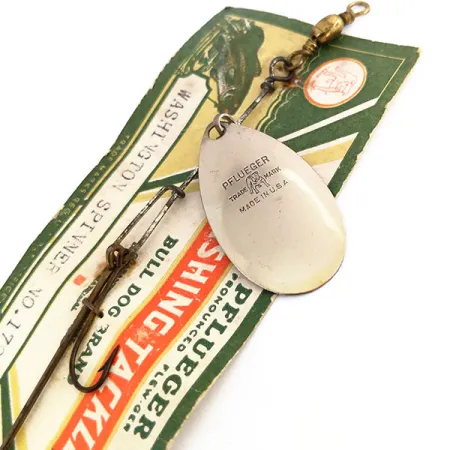 Pflueger Washington Spinner №1792 Spinner, Nickel, 4g, Bull Dog, #9565