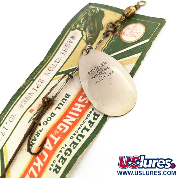 Pflueger Washington Spinner №1792 Spinner, Nickel, 4g, Bull Dog, #9565