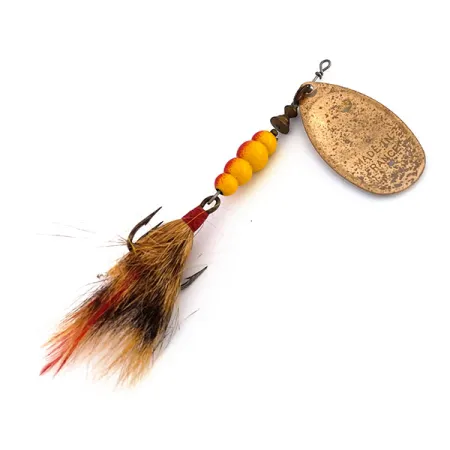 Mepps Aglia 5 Dressed Spinner, Kupfer, 14g, Eichhörnchenhaar, #9590