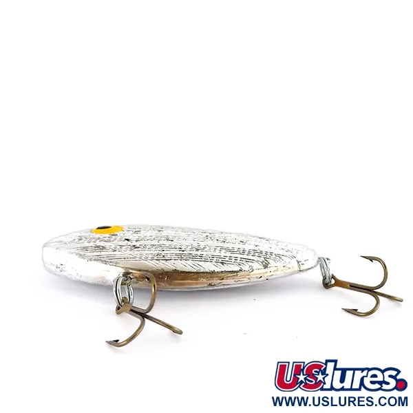 Rebel Wiggle Shad Sinkender Rattlebait, Silber, 7g, Vintage, #9603