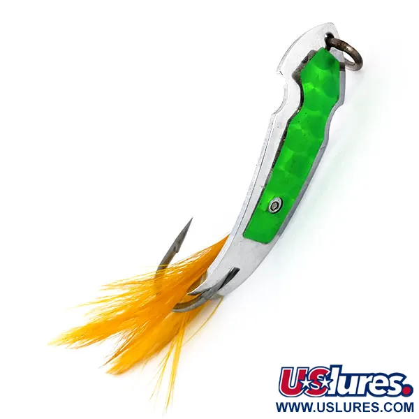 Tony Accetta Pet Spoon 13 Blinker, Nickel / Grün, 5g, Federn, #9609