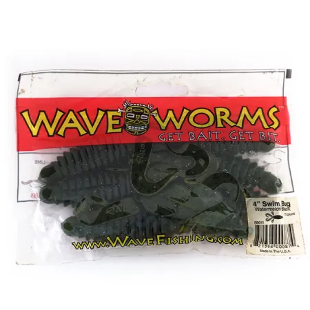 Wave Worms Swim Bug Gummiköder 7Stk
