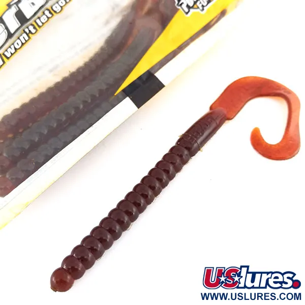 Berkley Power Worm Gummiköder, Motor Oil, 18cm, Curly Tail, #9623