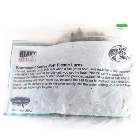 Bass Pro Shops Caterpillar Stud Tube, Green Pumpkin, 8 Stk., #9625