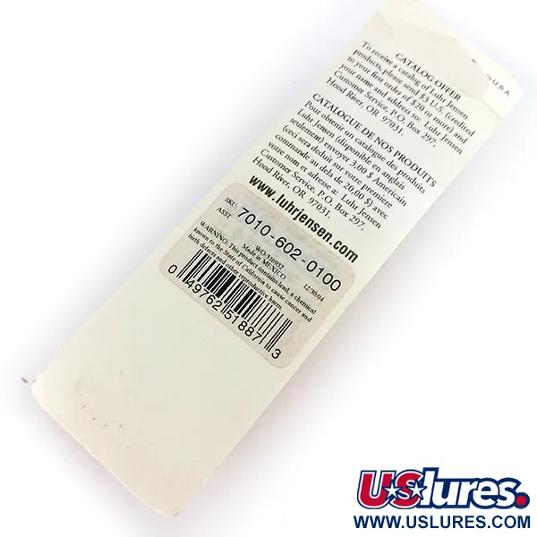 Luhr Jensen P.J.POP Popper, Perlmutt / Rot, 17g, Handgefertigt, #9635