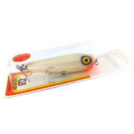 Luhr Jensen P.J.POP Popper, Perlmutt / Rot, 17g, Handgefertigt, #9635