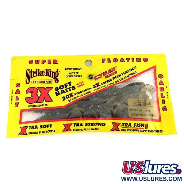 Strike King Lizard Gummiköder, Green Pumpkin Seed, 15cm, schwimmend, #9653