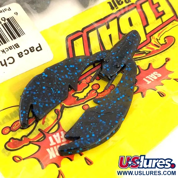 NetBait Kickin B Chunk Gummiköder, Black Blue, 7,5cm, Trailer, #9654