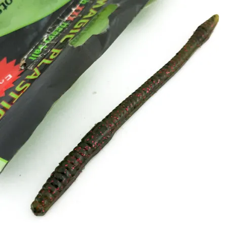 Black Magick Plastics Finesse Worm Gummiköder, Watermelon, 13cm, #9657