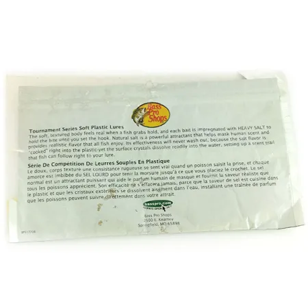 Bass Pro Shops Tournament Series Flicker Softbait, Weiß, 10cm, #9659