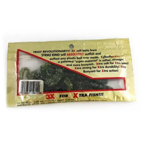 Strike King Ribbon Tail Worm Gummiköder, Watermelon/Chart, 15cm, #9663