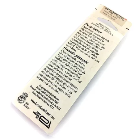 Cotton Cordell Deep Diver Wobbler, Tiger, 7g, Tiefläufer, #9672