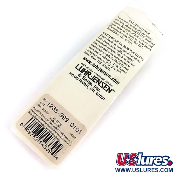 Luhr Jensen Little Jewel Blinker, Hammerschlag-Nickel, 14g, #9673