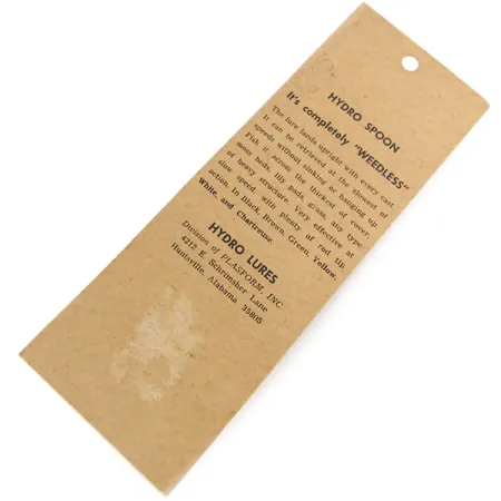 Hydro Lures Weedless Hydro Spoon Krautblinker, Gelb, 14g, Skirt, #9682