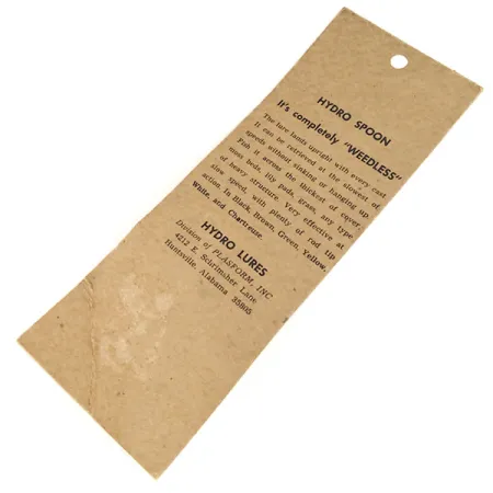 Hydro Lures Weedless Hydro Spoon Krautlöffel, Gelb, 17g, #9684