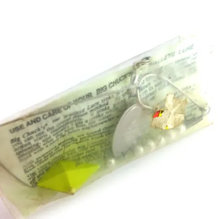 Big Chuck's Walley Lure Spinnerbait, Chartreuse, 17g, Willow-Blatt, #9697