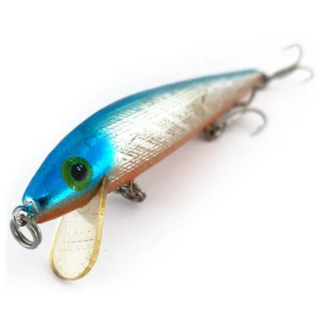 Rebel Floating Minnow F12 Wobbler, Blau Metallic, 9g, Schwimmend, #9712