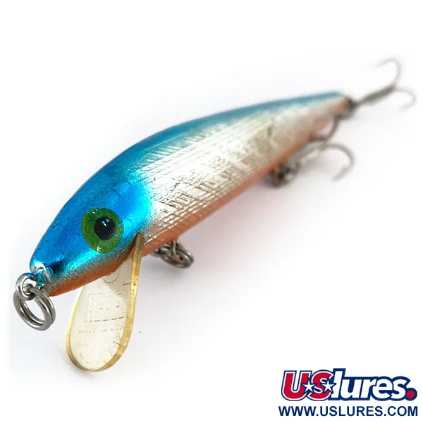 Rebel Floating Minnow F12 Wobbler, Blau Metallic, 9g, Schwimmend, #9712