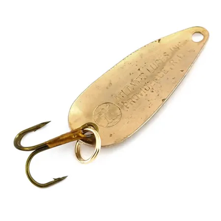 Atlantic Lures Sparkling Gem-Spoon Blinker, Messing, 5,5g, gehämmerte, #9715