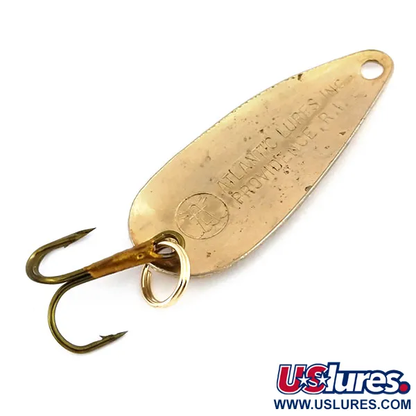 Atlantic Lures Sparkling Gem-Spoon Blinker, Messing, 5,5g, gehämmerte, #9715