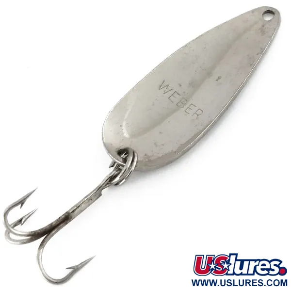 Weber Blinker, Nickel Hammerschlag, 7g, Vintage Köder, #9716