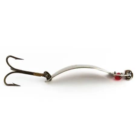 Gibbs One Eye Wiggler Blinker, Nickel / Rot, 28g, Vintage, #9725