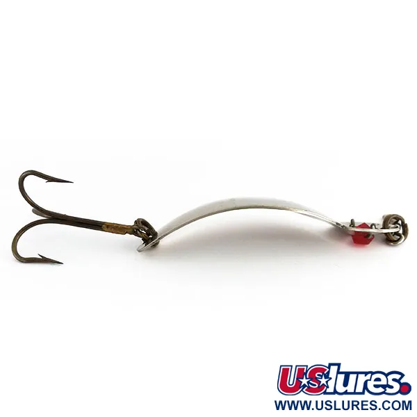 Gibbs One Eye Wiggler Blinker, Nickel / Rot, 28g, Vintage, #9725