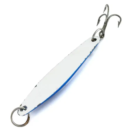 Luhr Jensen Yo-ho-ho Lura 1 Jig, Blau / Weiß, 44g, Vintage-Pilker, #9728