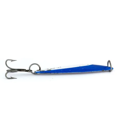 Luhr Jensen Yo-ho-ho Lura 1 Jig, Blau / Weiß, 44g, Vintage-Pilker, #9728